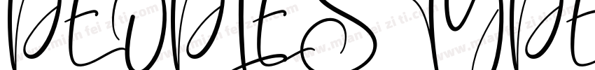 PEOPLESTYPE Regular字体转换